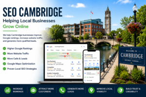 SEO Cambridge helping local businesses improve Google rankings and generate more leads