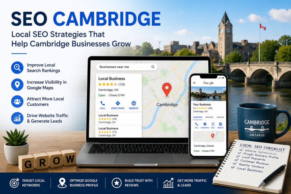 SEO Cambridge helping local businesses improve Google rankings and attract more customers.